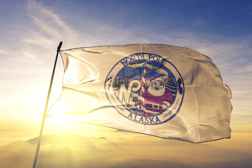 city of north pole flag
